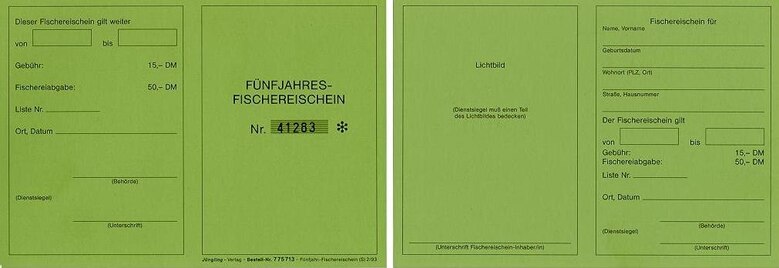 Antrag zum Fischereischein und Öffnungszeiten - Fischerei - sachsen.de