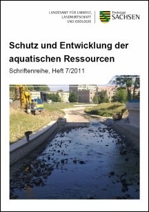 Das Bild zeigt den Titel der Broschüre Schutz und Entwicklung der aquatischen Ressourcen